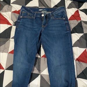 Led navy dark blue jeans